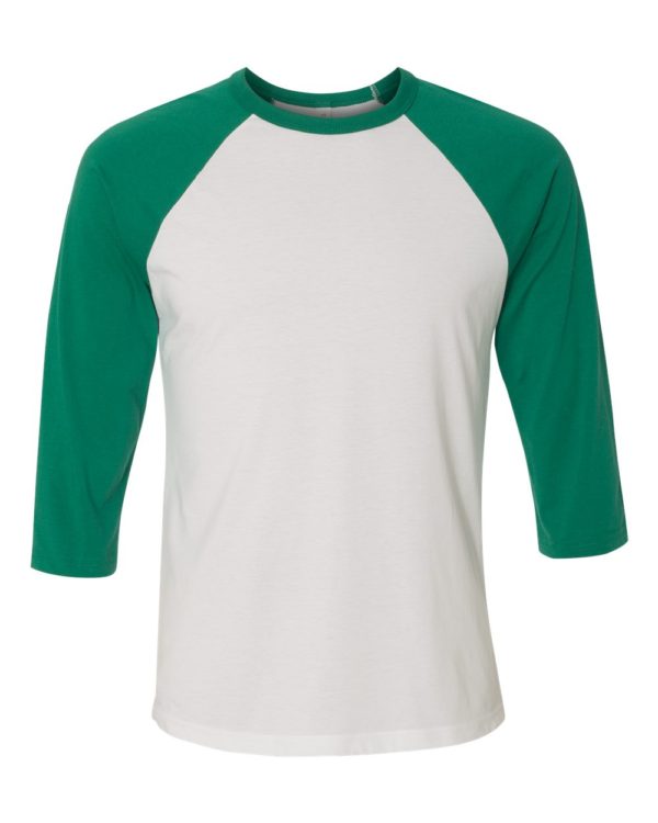 BELLA + CANVAS - Unisex Three-Quarter Sleeve Baseball Tee - 3200 - Image 11