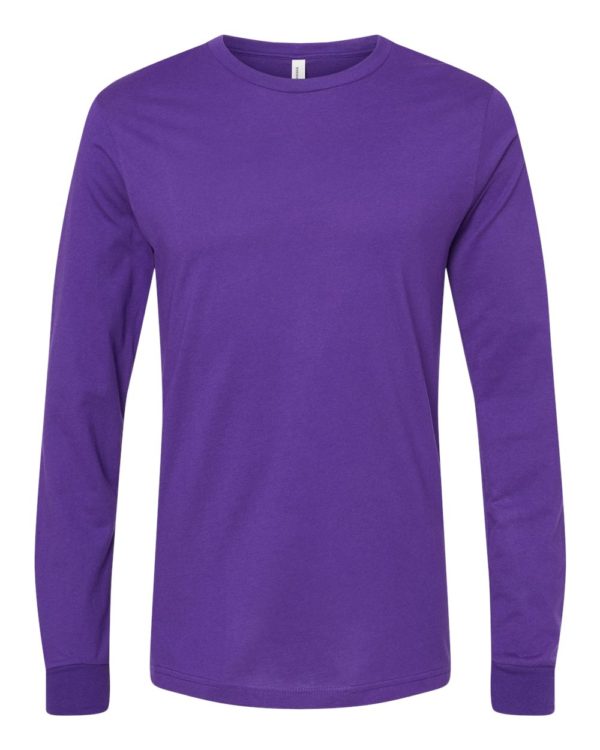 BELLA + CANVAS - Unisex Jersey Long Sleeve Tee - 3501 - Image 7